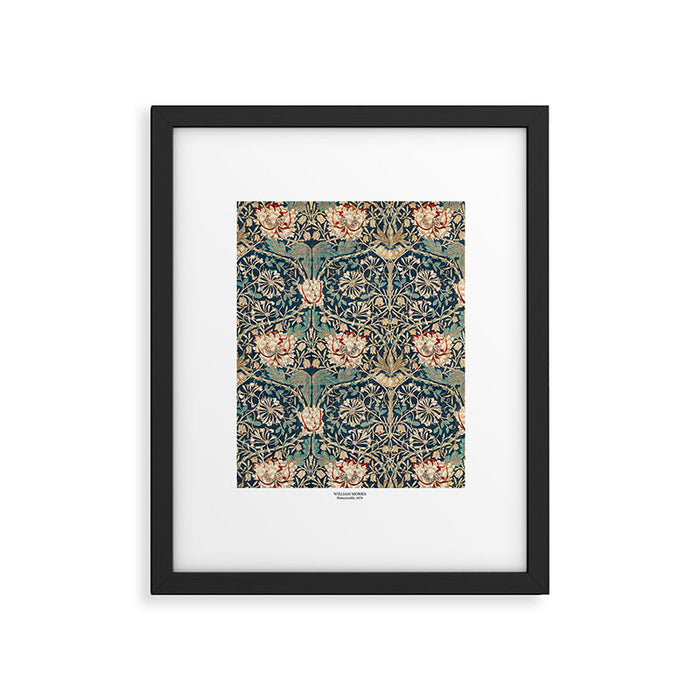 Honeysuckle by William Morris Framed Art Print Gallery Image 1