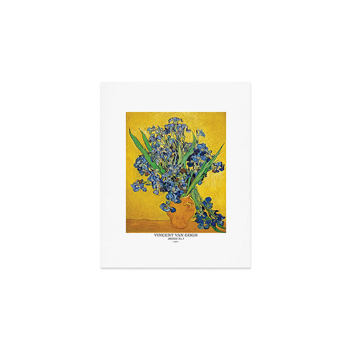 Irises 3 by Vincent Van Gogh Art Print Gallery Image 1