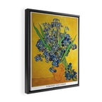 Irises 3 by Vincent Van Gogh Framed Canvas Print Gallery Image 2