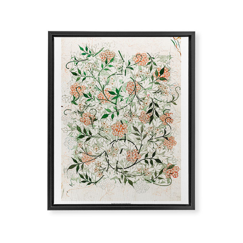 Jasmine by William Morris Framed Canvas Print Gallery Image 6