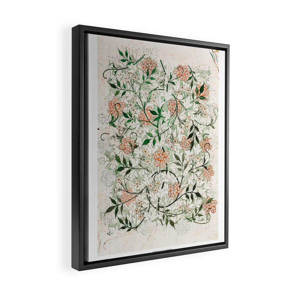 Jasmine by William Morris Framed Canvas Print Gallery Image 2