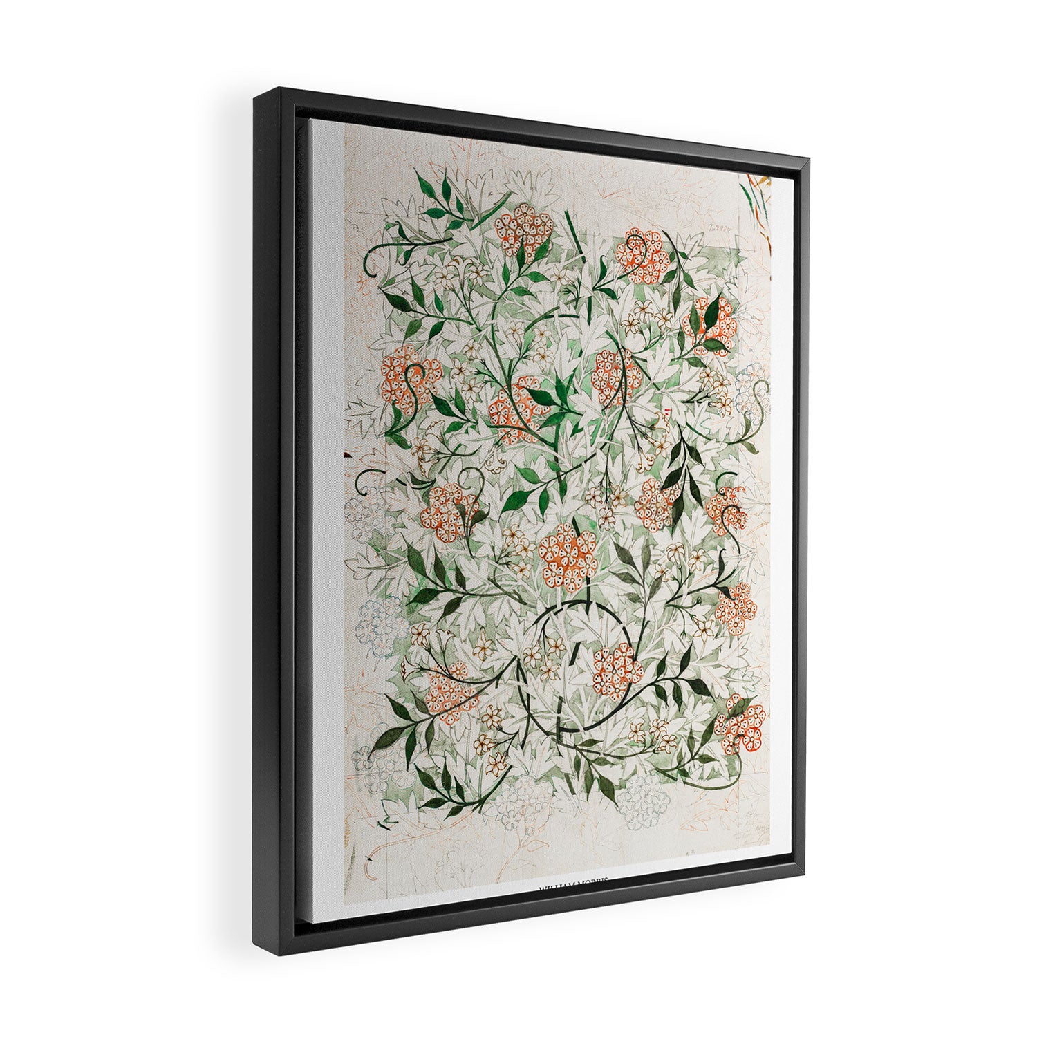 Jasmine by William Morris Framed Canvas Print Gallery Image 2