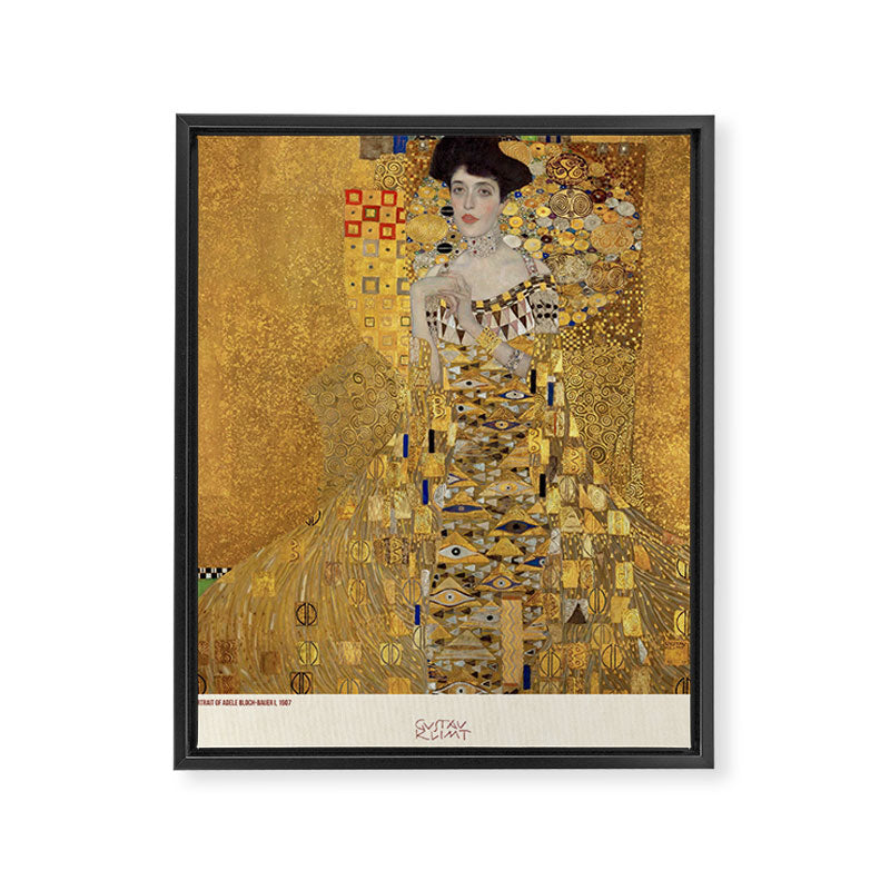 Lady in Gold by Gustave Klimt Framed Canvas Print Gallery Image 6