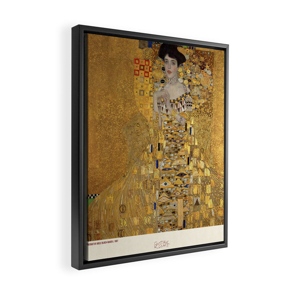 Lady in Gold by Gustave Klimt Framed Canvas Print Gallery Image 2