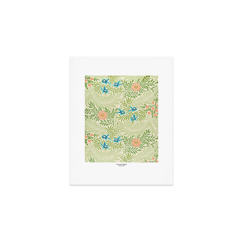 Larkspur by William Morris Art Print Gallery Image 1