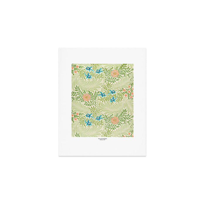 Larkspur by William Morris Art Print Gallery Image 1