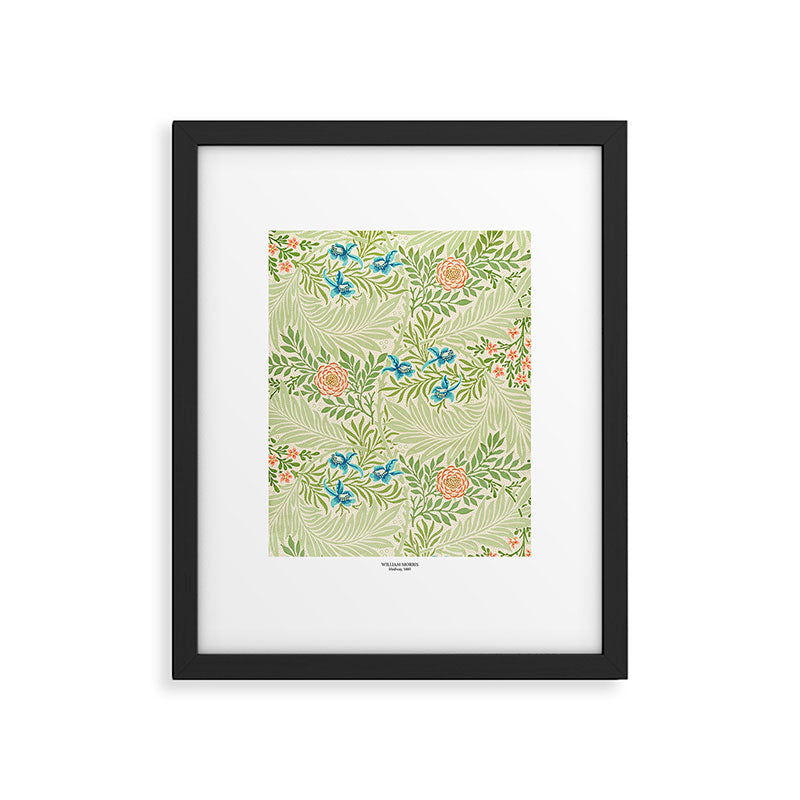 Larkspur by William Morris Framed Art Print Gallery Image 4