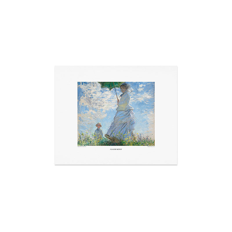Madame Monet and Her Son by Claude Monet Art Print Gallery Image 1