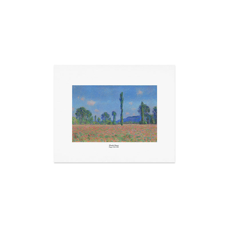Poppy Field by Claude Monet Art Print Gallery Image 1