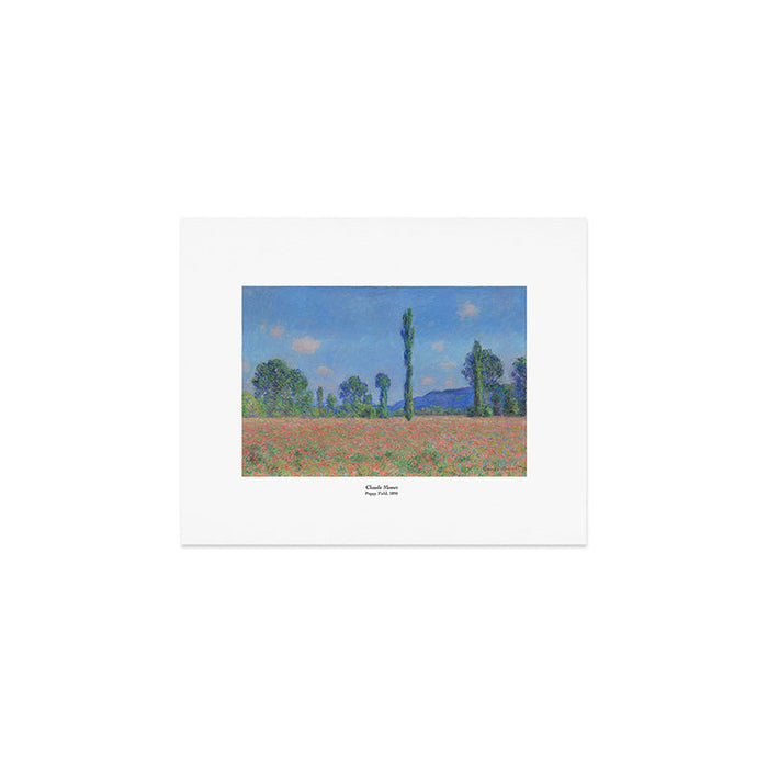 Poppy Field by Claude Monet Art Print Gallery Image 1