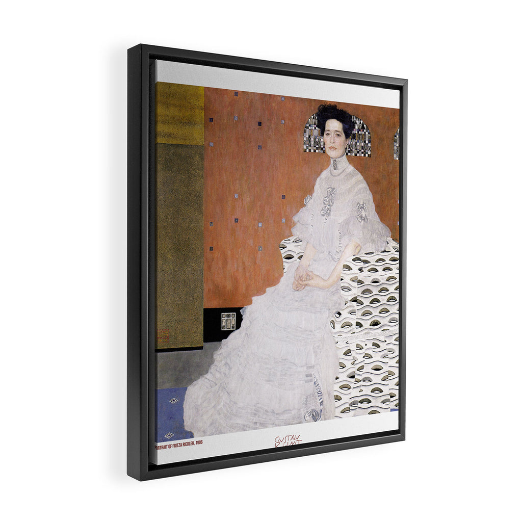 Portrait of Fritza Riedler by Gustav Klimt Framed Canvas Print Gallery Image 2