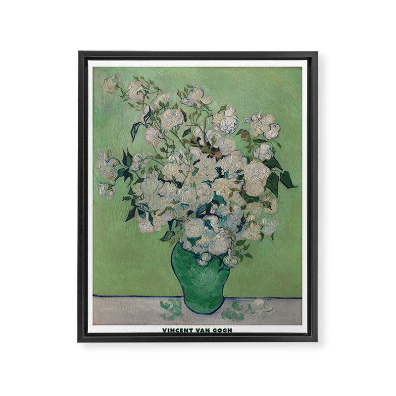 Roses by Vincent Van Gogh Framed Canvas Print Gallery Image 6