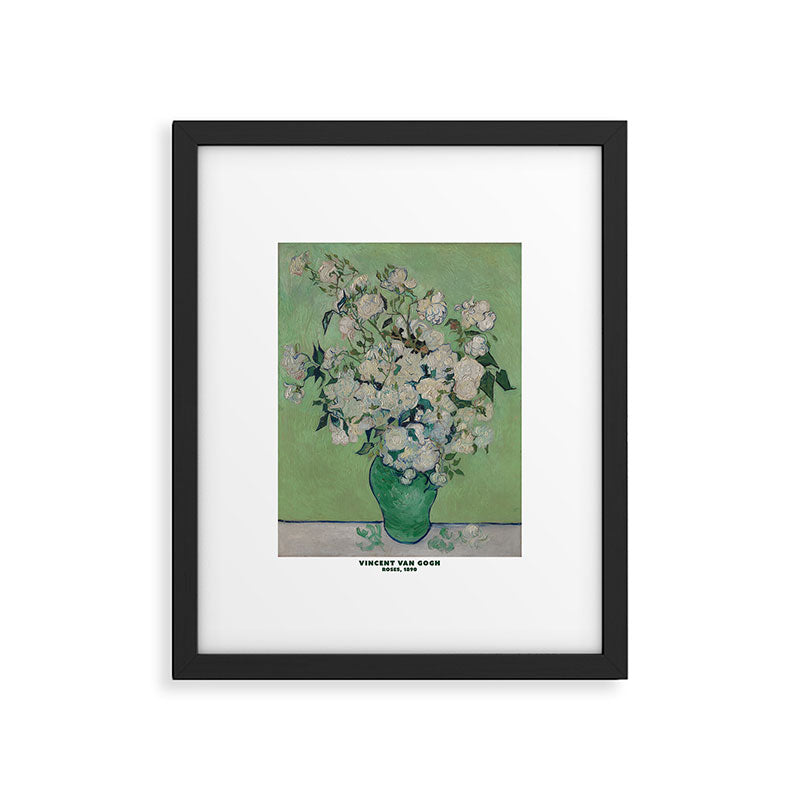 Roses by Vincent Van Gogh Framed Art Print Gallery Image 4