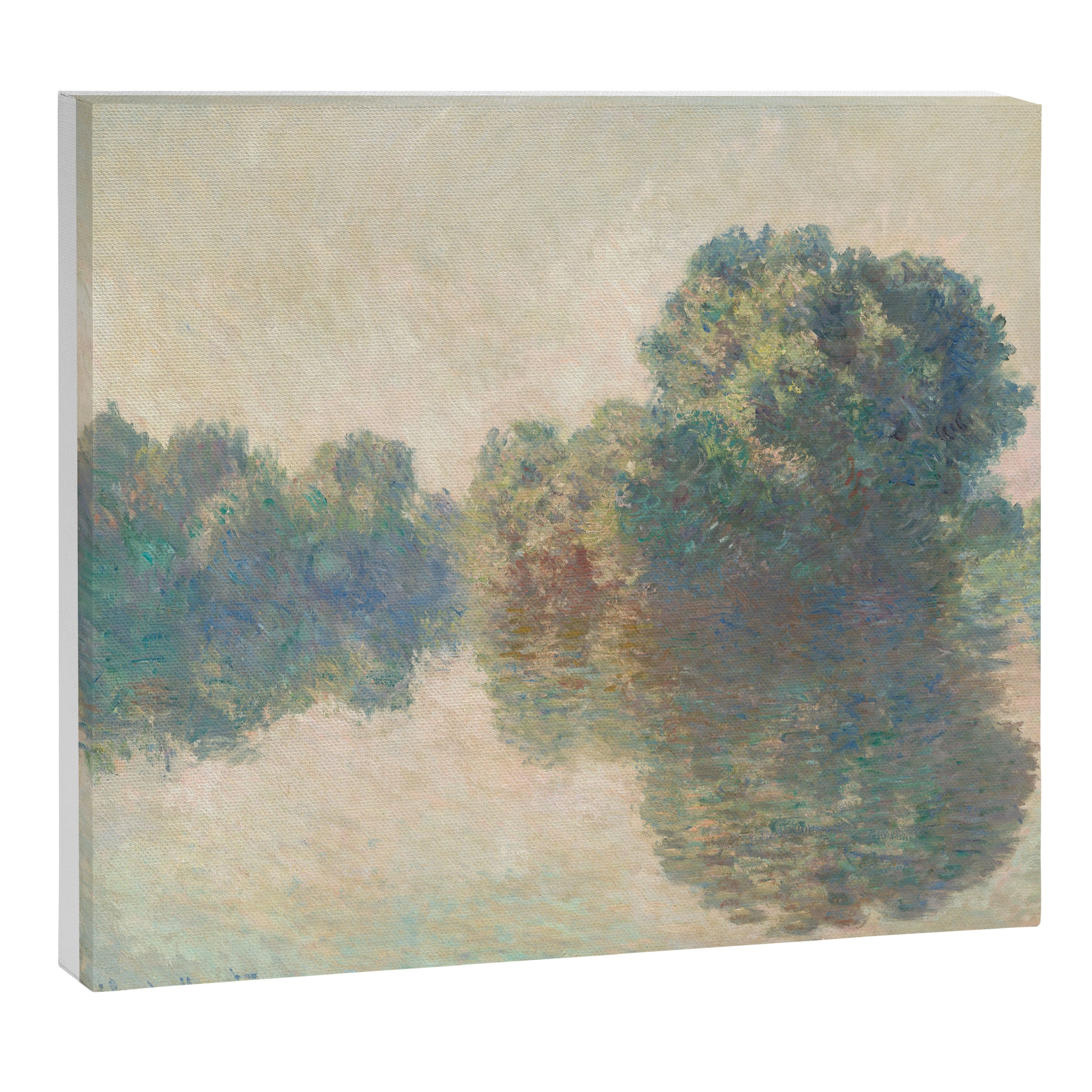 Seine at Giverny by Claude Monet Canvas Print Gallery Image 3