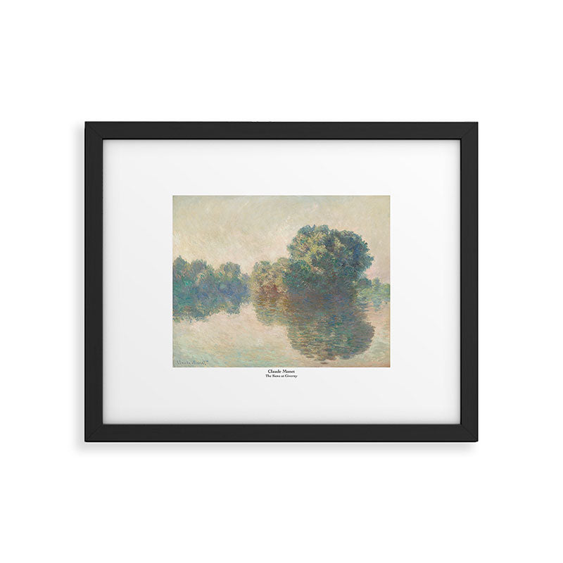Seine at Giverny by Claude Monet Framed Art Print Gallery Image 4