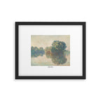Seine at Giverny by Claude Monet Framed Art Print Gallery Image 4