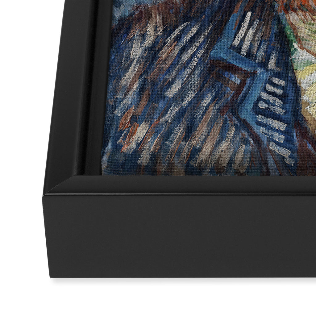 Self Portrait in Grey Felt Hat by Vincent Van Gogh Framed Canvas Print Gallery Image 3