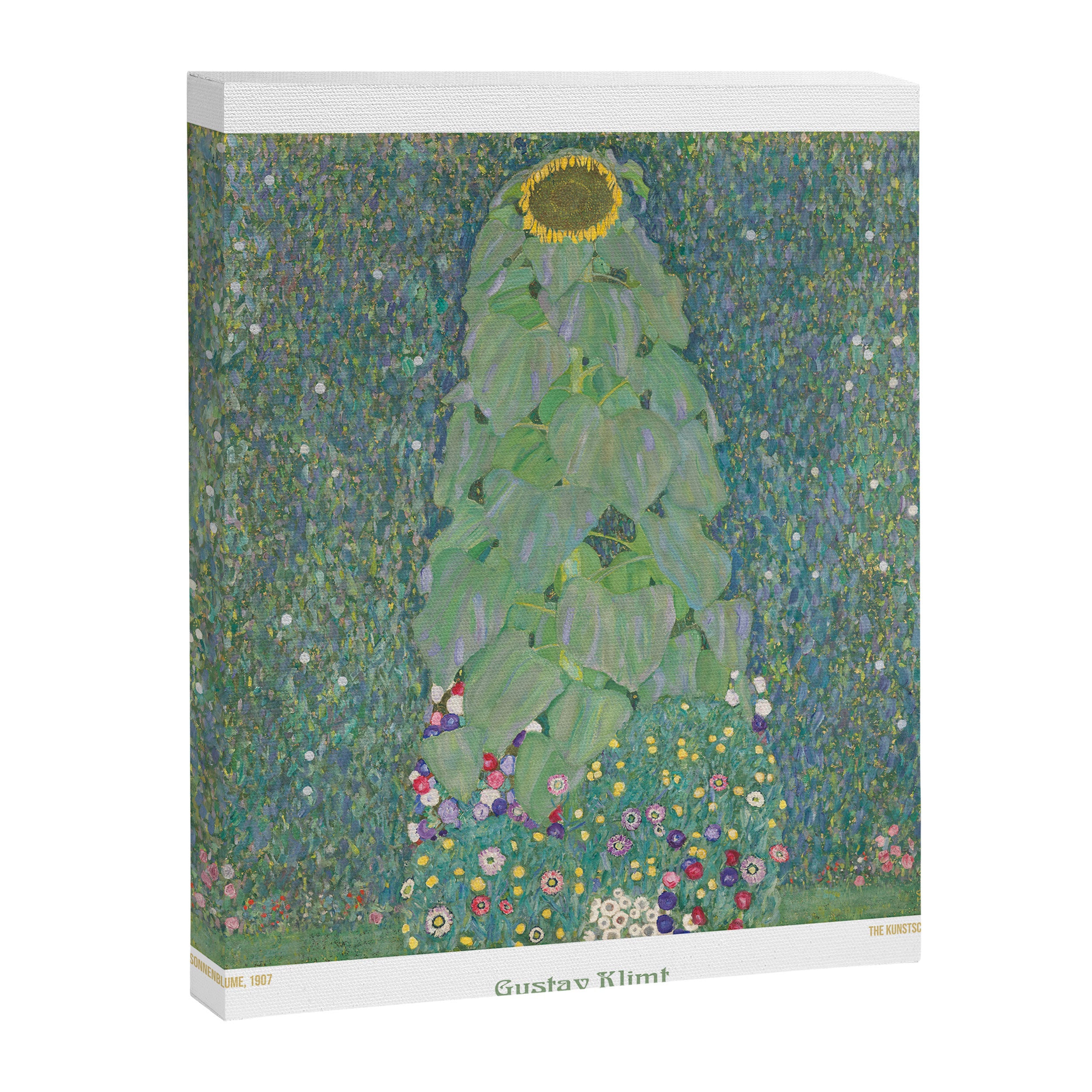 Sunflower (Sonnenblume) by Gustav Klimt Canvas Print Gallery Image 6