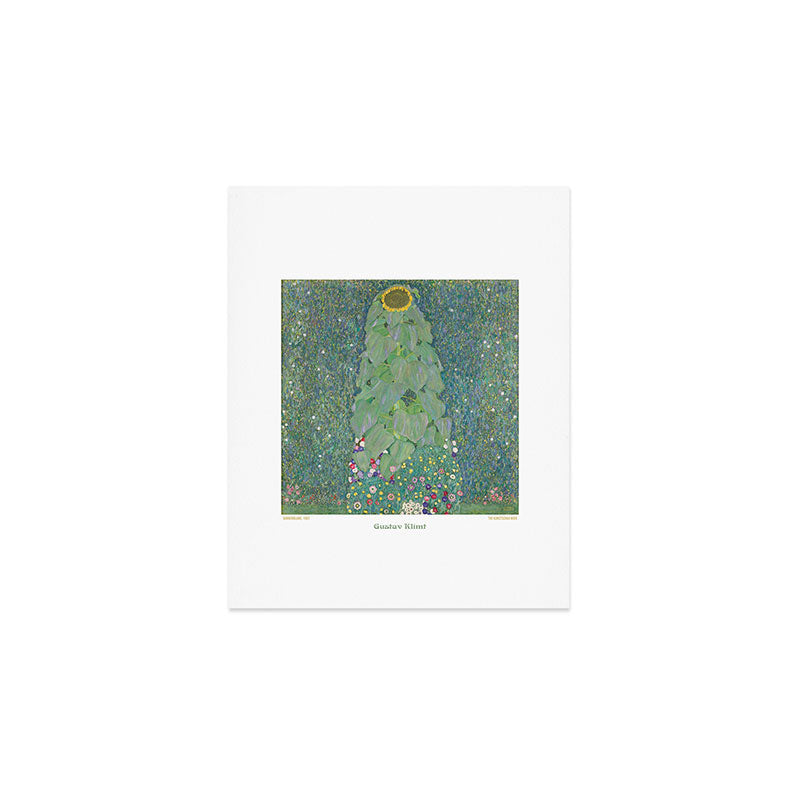 Sunflower (Sonnenblume) by Gustav Klimt Art Print Gallery Image 1