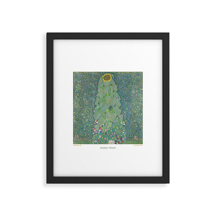Sunflower (Sonnenblume) by Gustav Klimt Framed Art Print Gallery Image 1