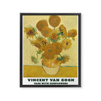 Sunflowers by Vincent Van Gogh Framed Canvas Print Gallery Image 6