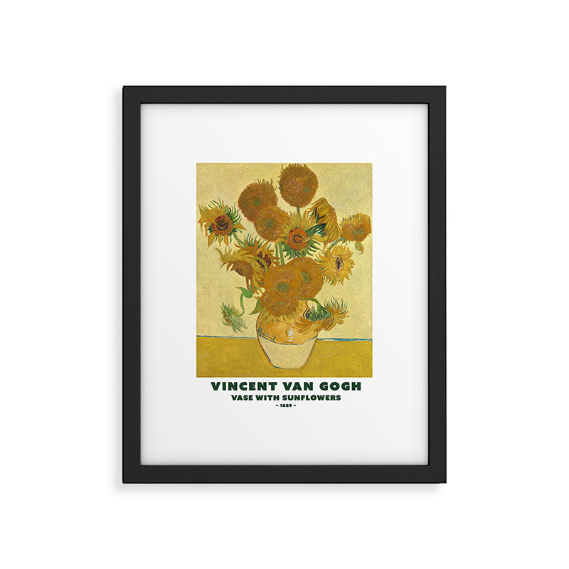 Sunflowers by Vincent Van Gogh Framed Art Print Gallery Image 5
