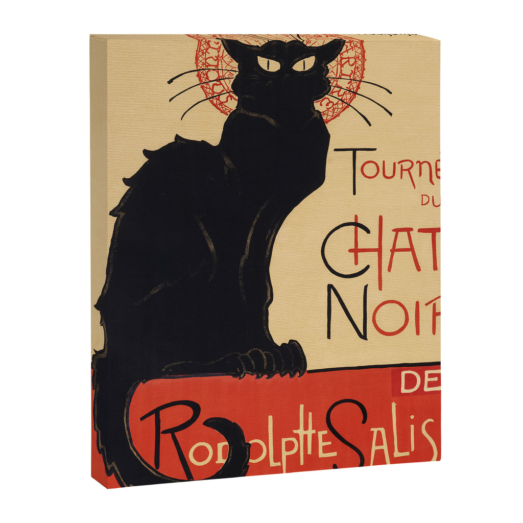 The Black Cat Tour de Rodolphe Salis by Théophile Steinlen Canvas Print Gallery Image 6