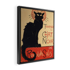 The Black Cat Tour de Rodolphe Salis by Théophile Steinlen Framed Canvas Print Gallery Image 2