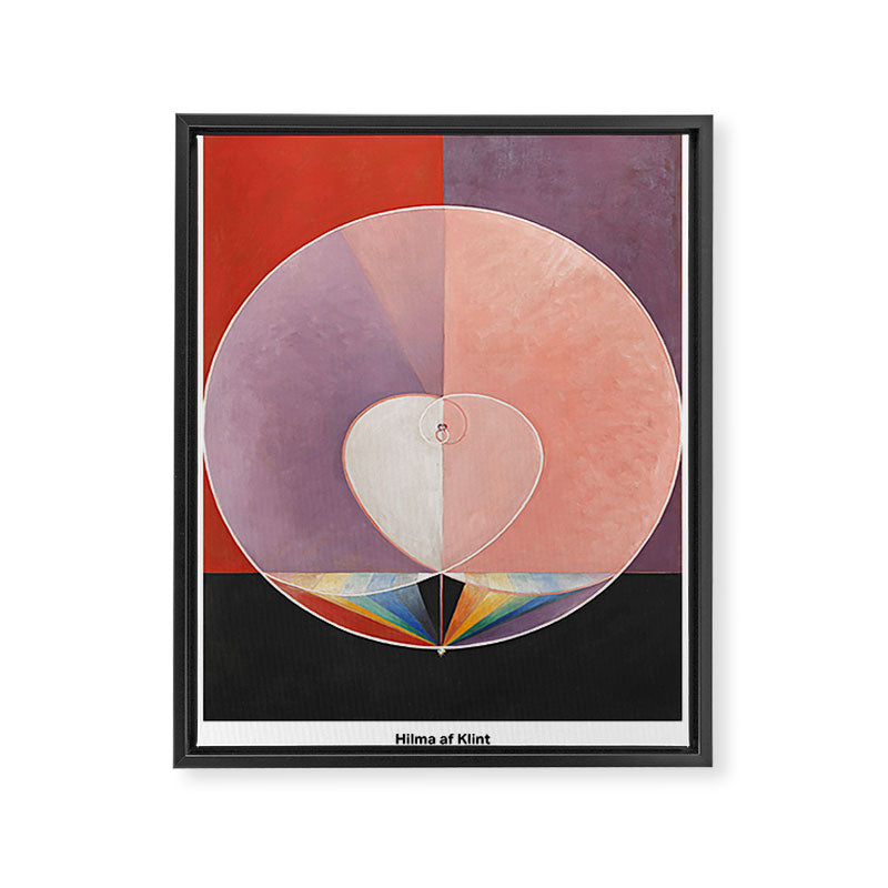 The Dove No 13 Group X by Hilma af Klint Framed Canvas Print Gallery Image 6