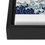The Great Wave by Katsushi Hokusai Framed Canvas Print Gallery Image 3
