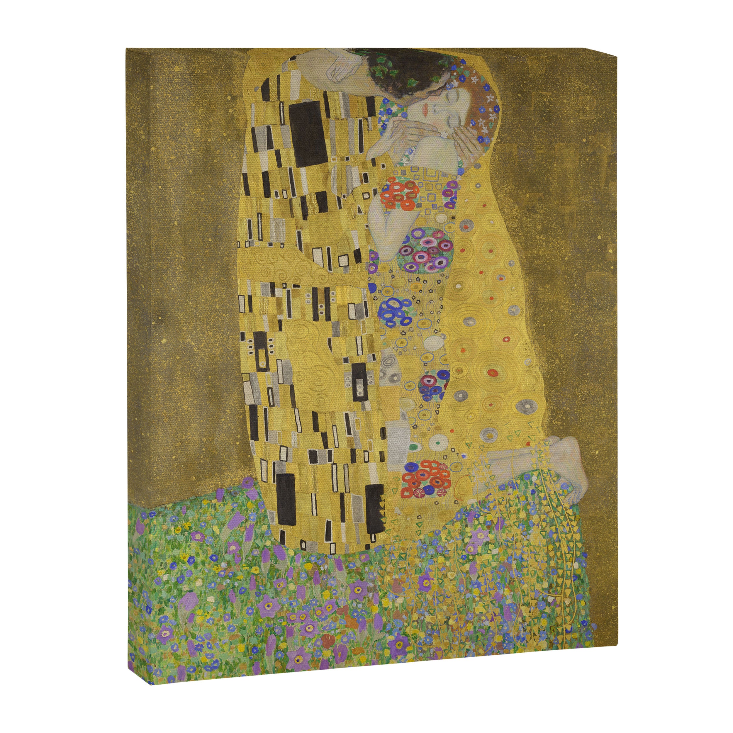 The Kiss by Gustav Klimt Canvas Print Gallery Image 6