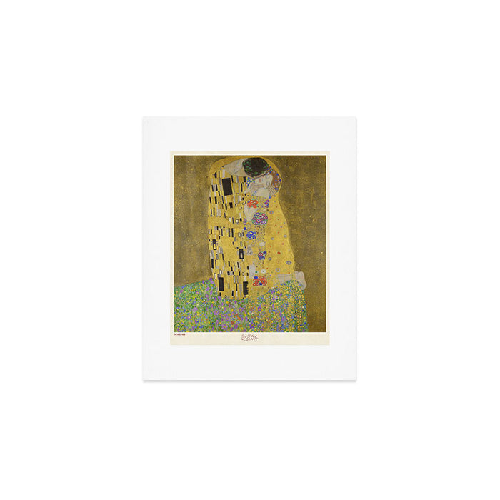 The Kiss by Gustav Klimt Art Print Gallery Image 1