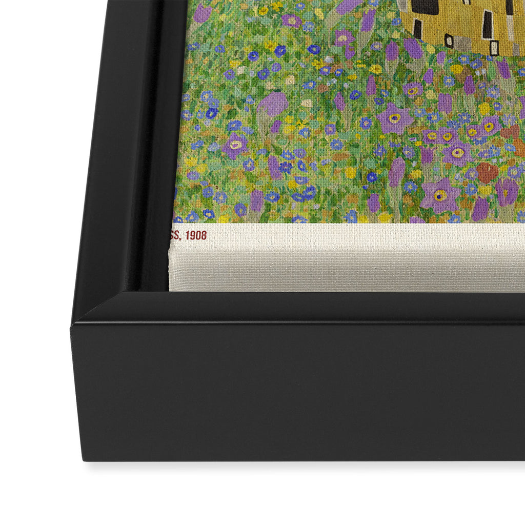 The Kiss by Gustav Klimt Framed Canvas Print Gallery Image 3