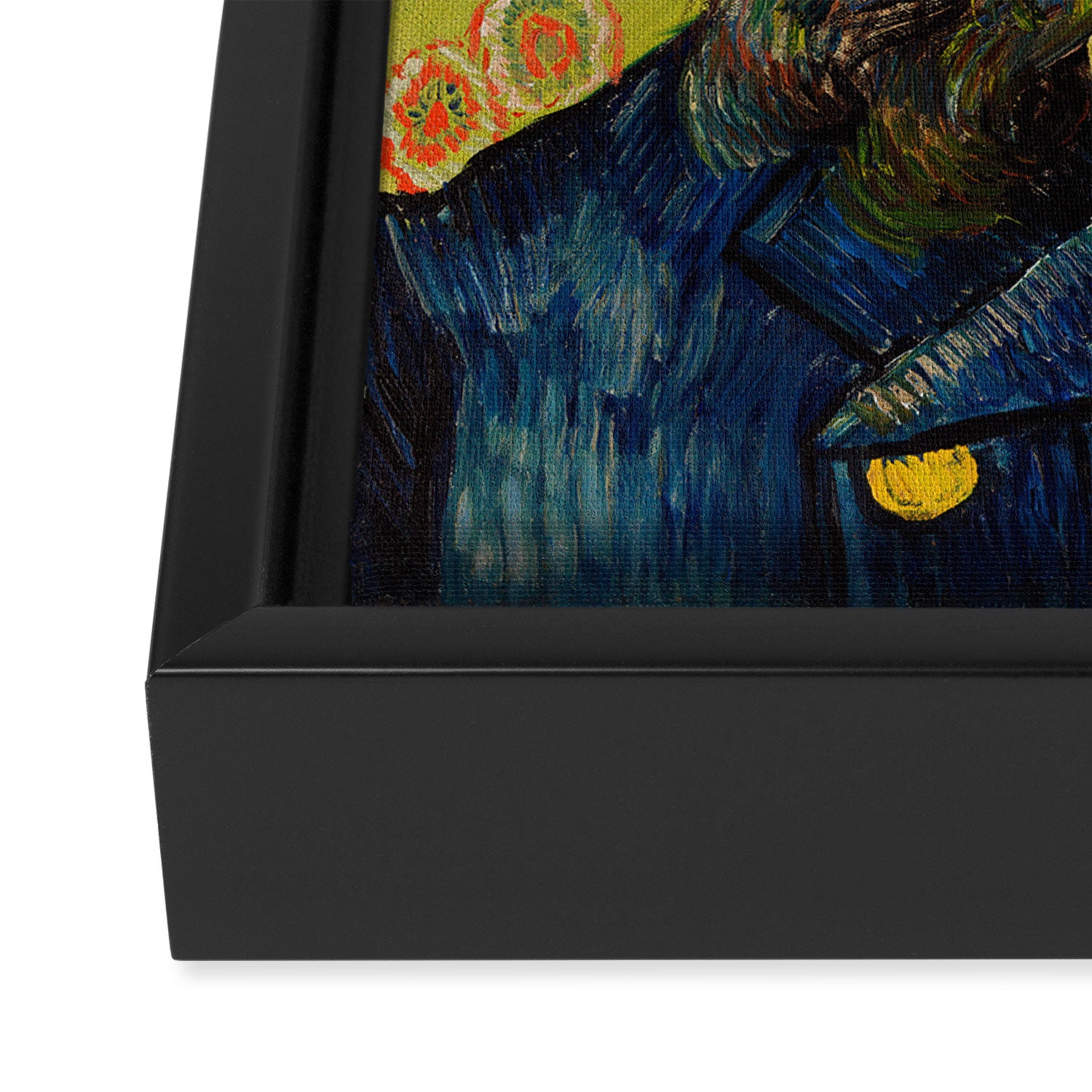 The Postman (Joseph Roulin) by Vincent Van Gogh Framed Canvas Print Gallery Image 3