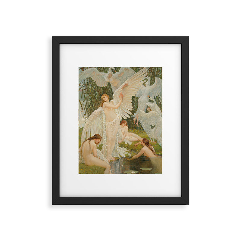 The Swan Maidens by Walter Crane Framed Art Print Gallery Image 5
