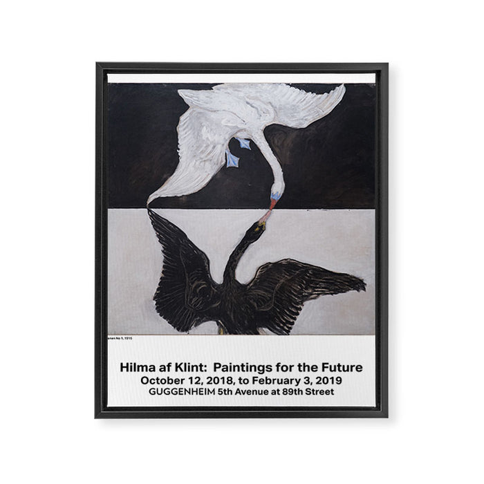 The Swan No 1 by Hilma af Klint Framed Canvas Print Gallery Image 1