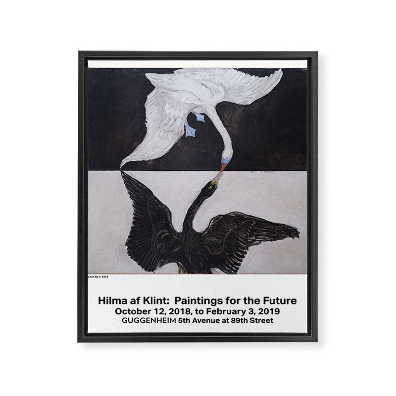 The Swan No 1 by Hilma af Klint Framed Canvas Print Gallery Image 8