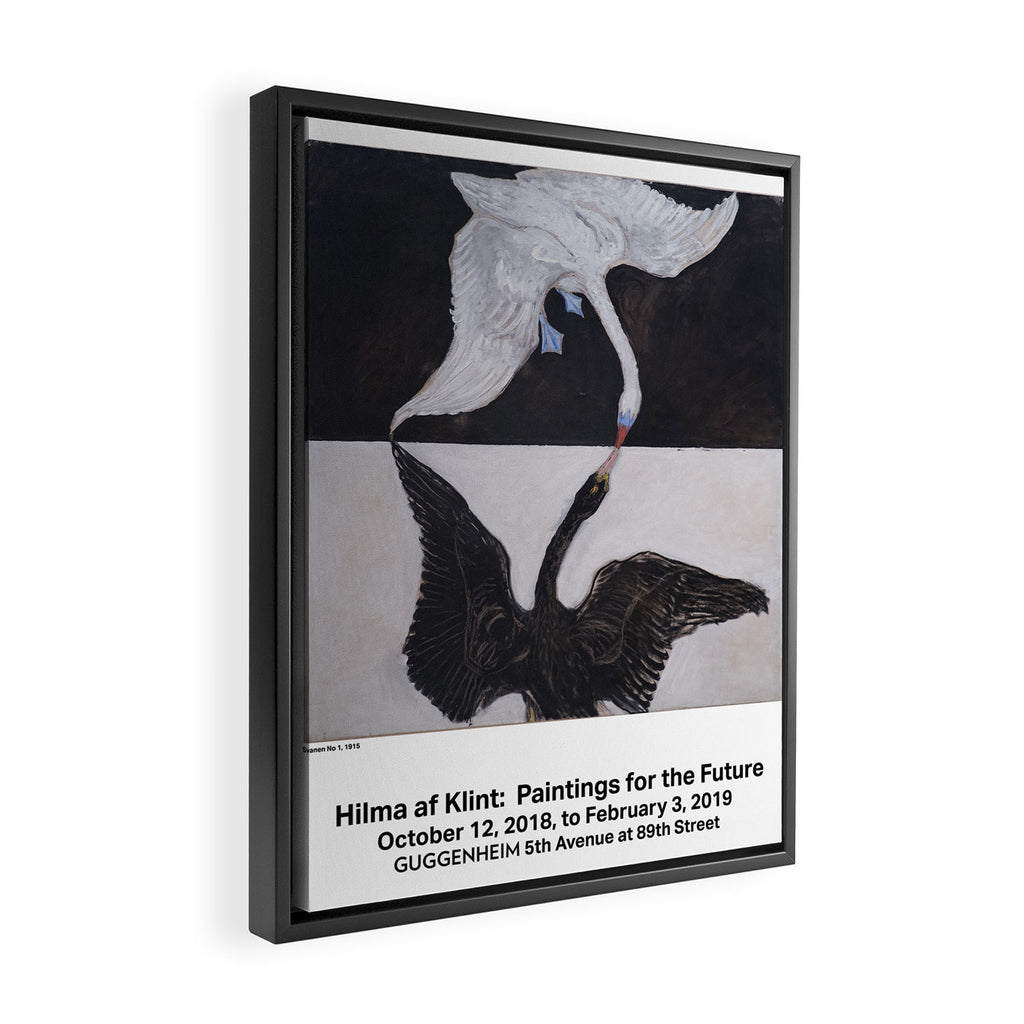 The Swan No 1 by Hilma af Klint Framed Canvas Print Gallery Image 2