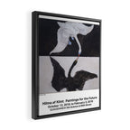 The Swan No 1 by Hilma af Klint Framed Canvas Print Gallery Image 2