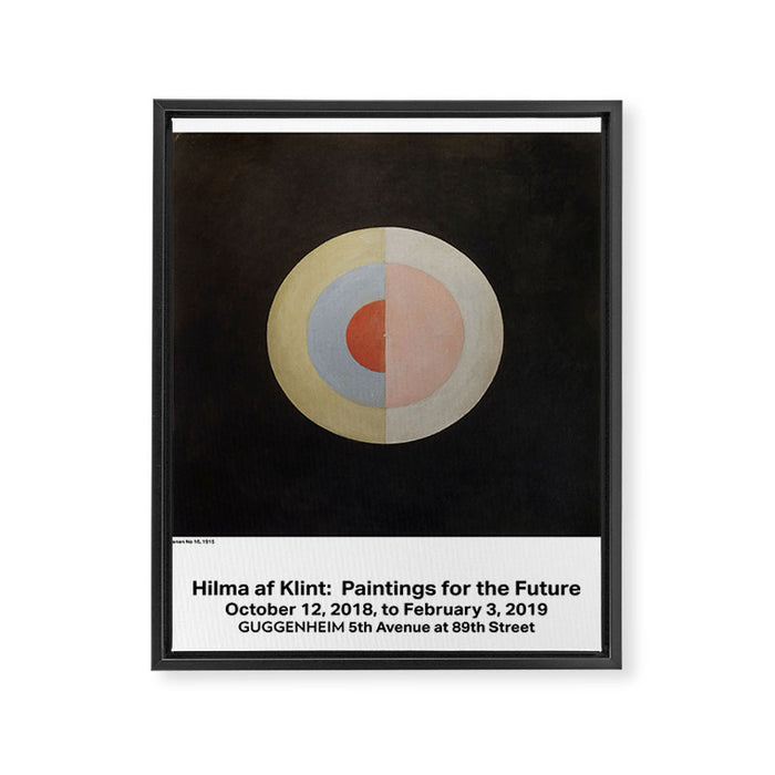 The Swan No 16 by Hilma af Klint Framed Canvas Print Gallery Image 1