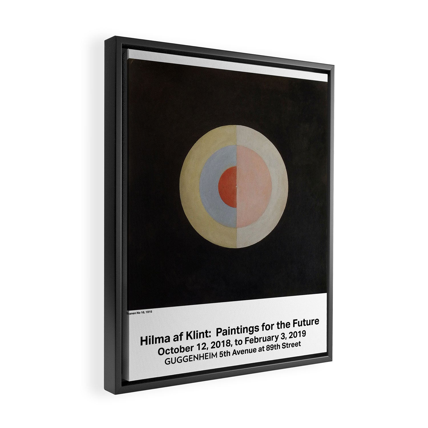 The Swan No 16 by Hilma af Klint Framed Canvas Print Gallery Image 2