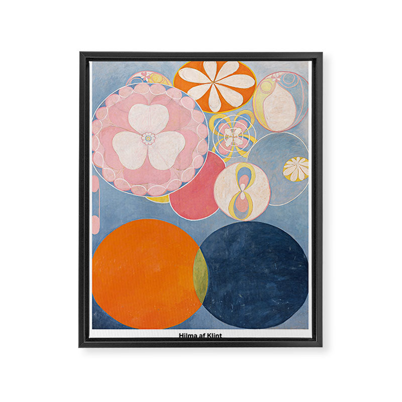 The Ten Largest No 2, Childhood by Hilma af Klint Framed Canvas Print Gallery Image 6