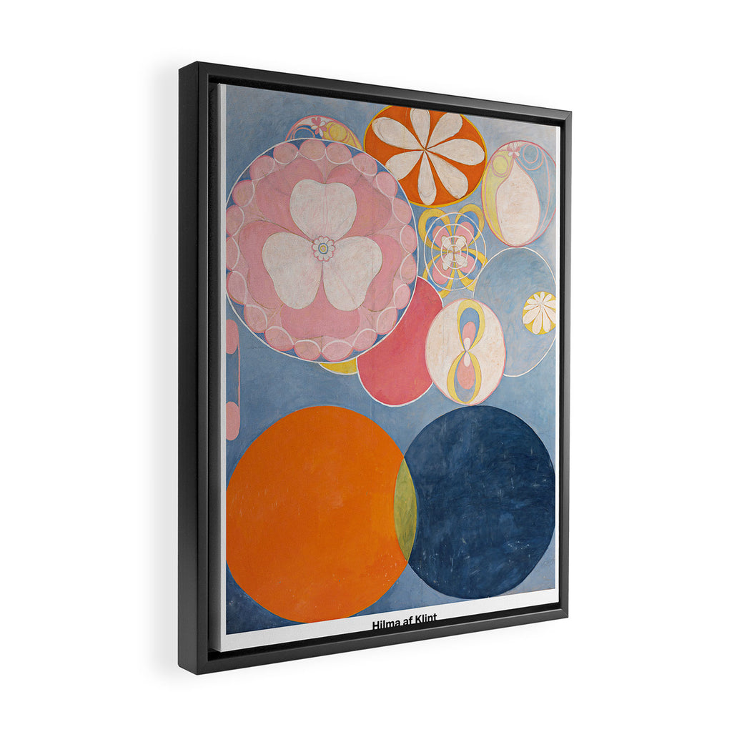 The Ten Largest No 2, Childhood by Hilma af Klint Framed Canvas Print Gallery Image 2
