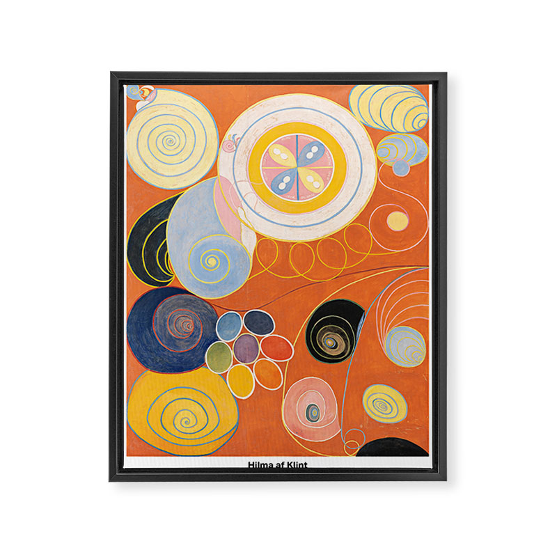 The Ten Largest, No 3, Youth by Hilma af Klint Framed Canvas Print Gallery Image 6