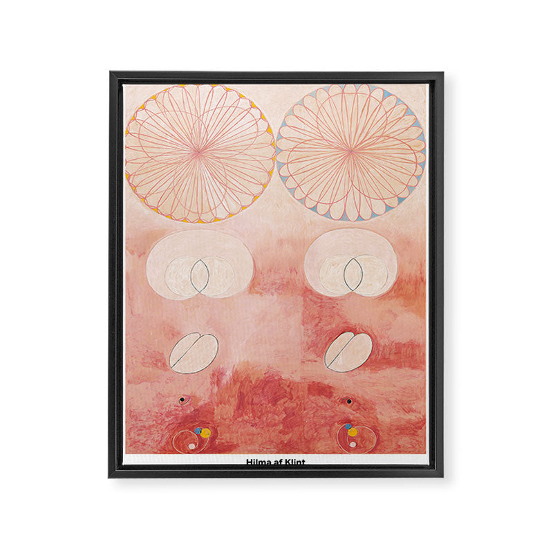 The Ten Largest, No 9 by Hilma af Klimt Framed Canvas Print Gallery Image 6