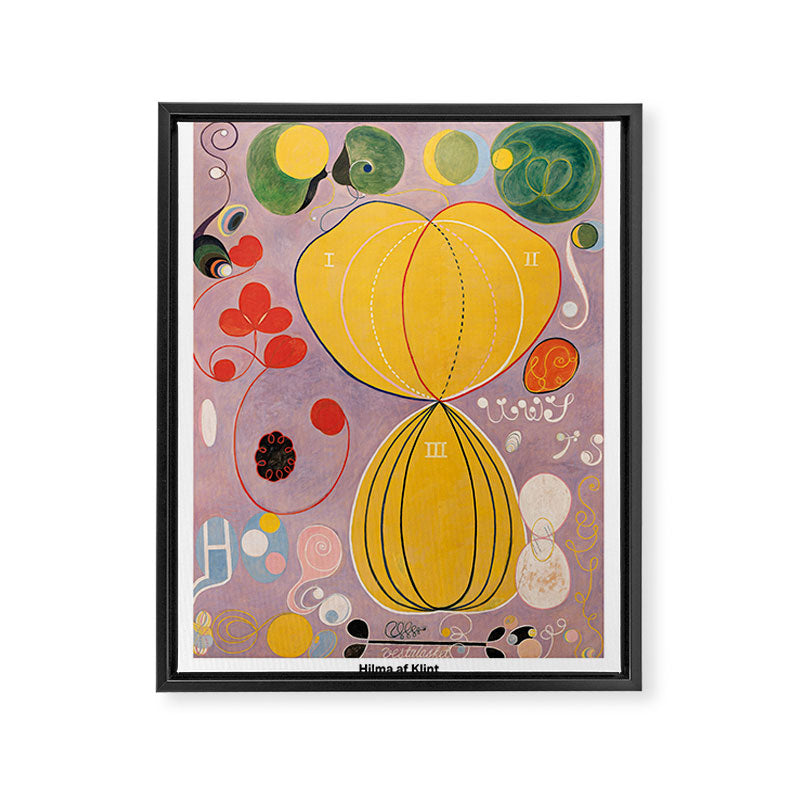 The Ten Longest, No 7 by Hilma af Klint Framed Canvas Print Gallery Image 6