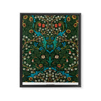 Tulips by William Morris Framed Canvas Print Gallery Image 6