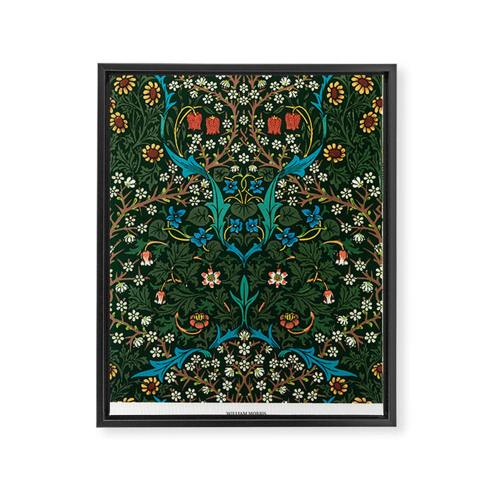 Tulips by William Morris Framed Canvas Print Gallery Image 1