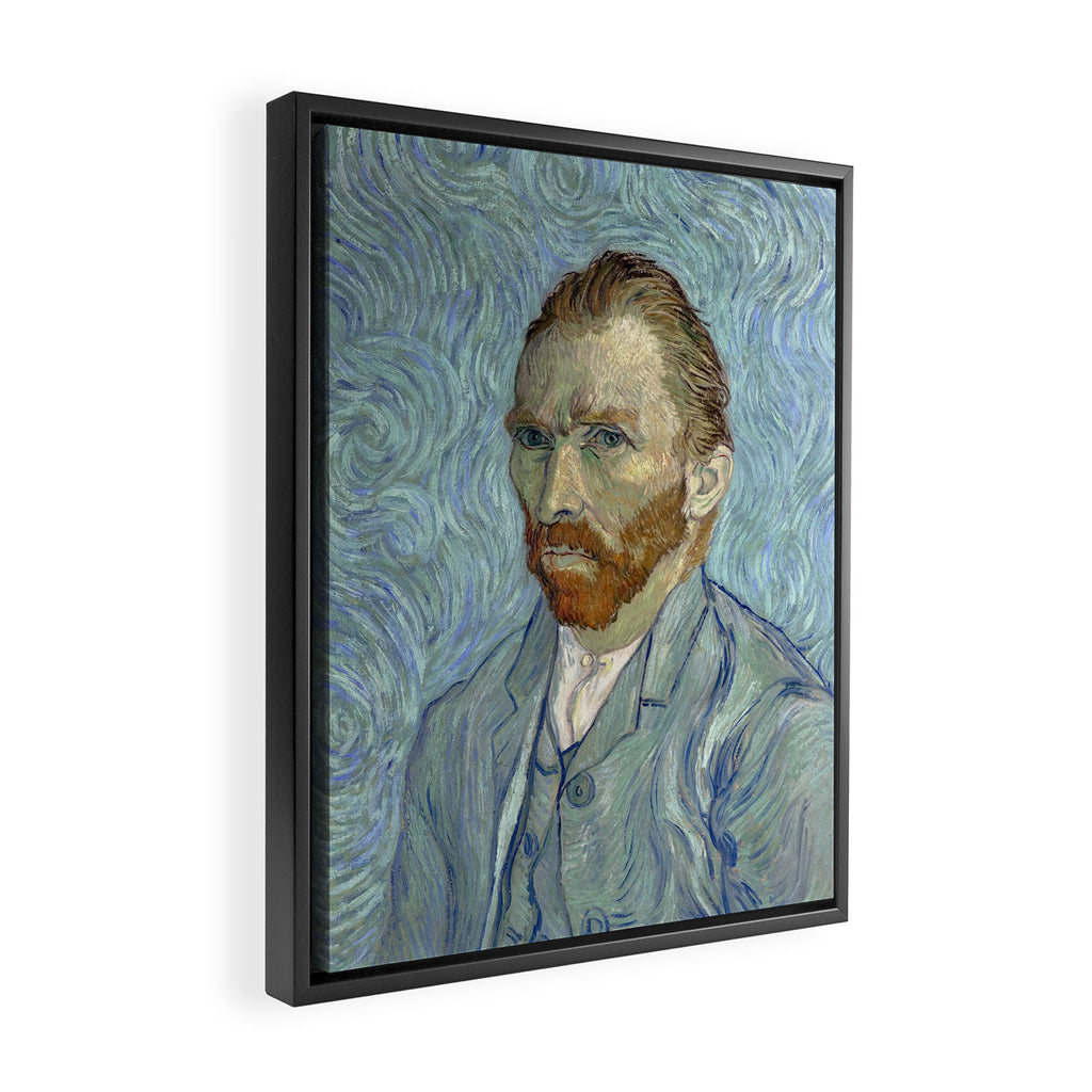 Van Gogh Self Portrait Framed Canvas Print Gallery Image 2