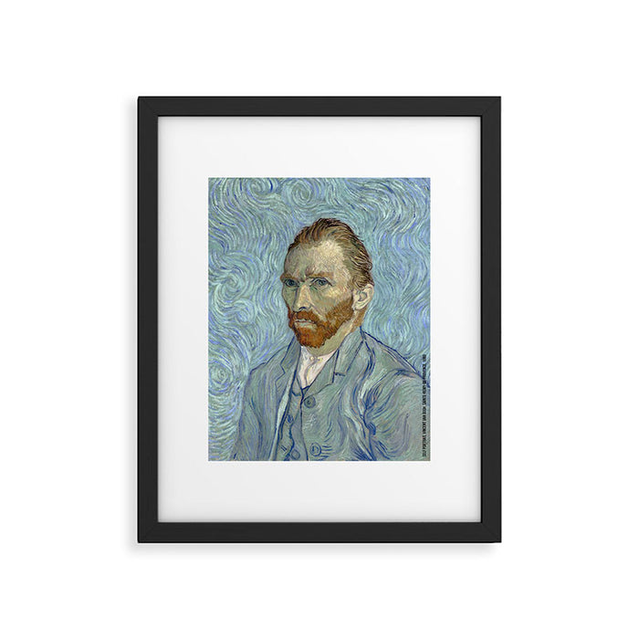 Van Gogh Self Portrait Framed Art Print Gallery Image 1